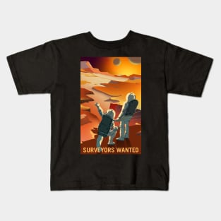 Surveyors Wanted to Explore Mars and its Moons Kids T-Shirt